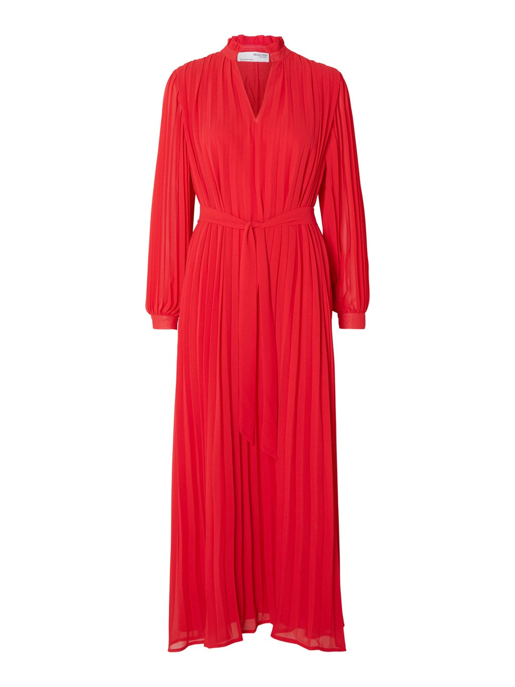 Red Plisse Dress