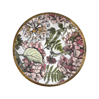 Medium Pink Hydrangea Bowl - 25cm