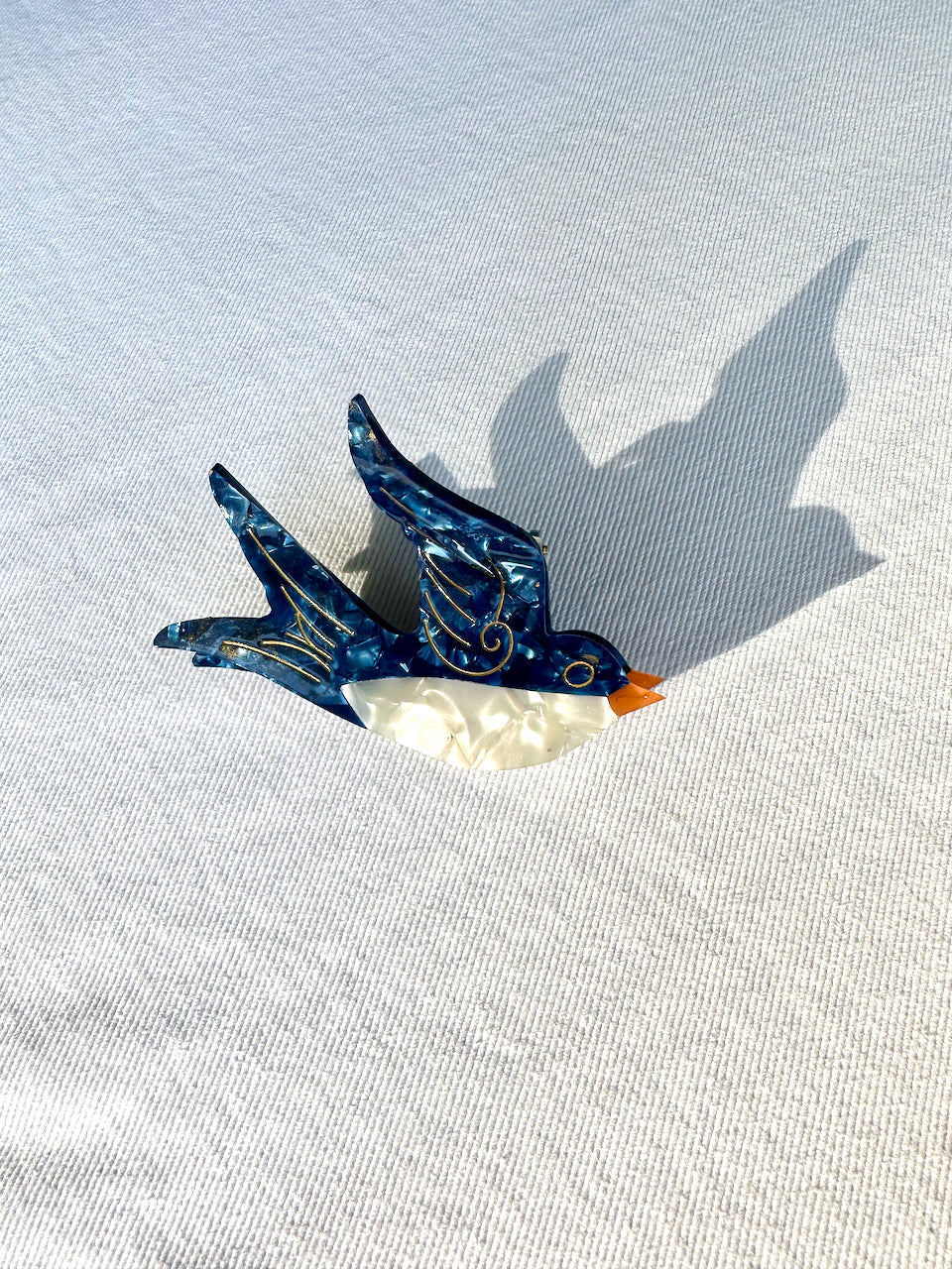 Hand-Painted Swallow Bird Claw