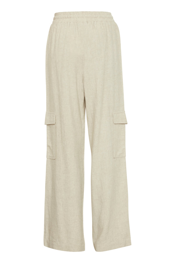 IHDALEY Trousers in Oatmeal