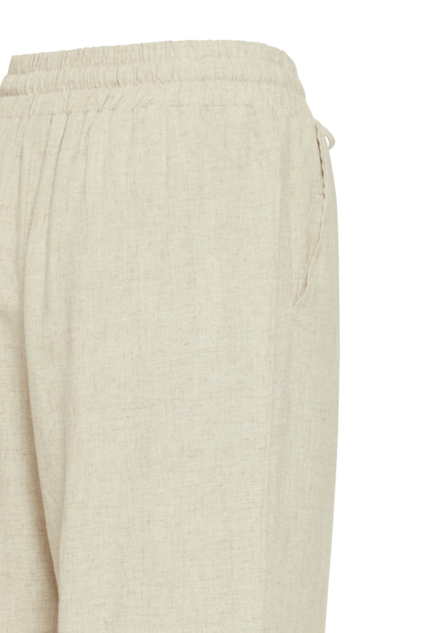 IHDALEY Trousers in Oatmeal