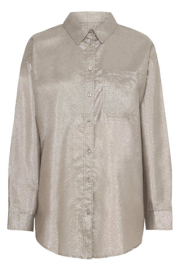 IHHOULO Shirt in Champagne Silver