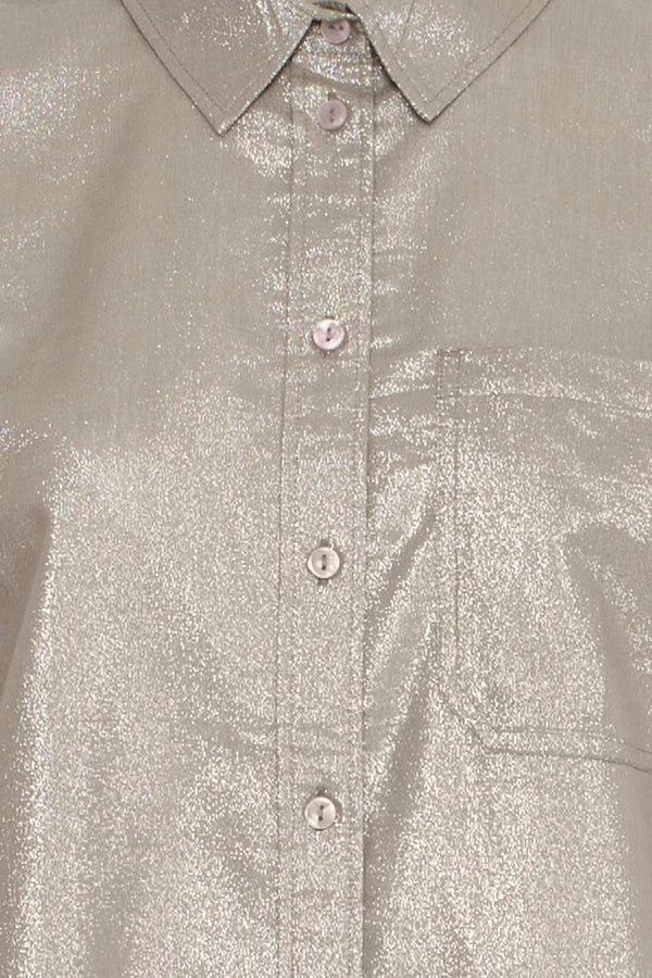 IHHOULO Shirt in Champagne Silver