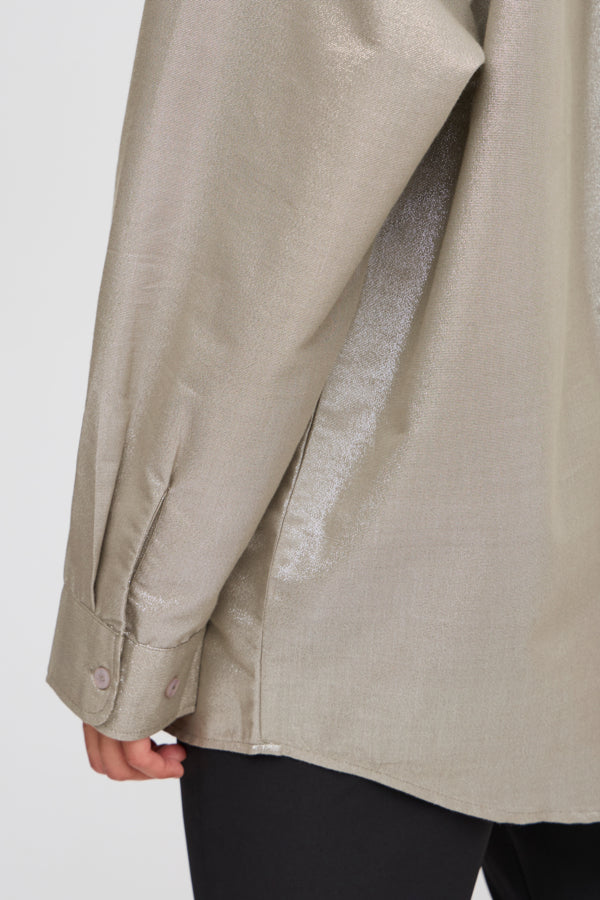 IHHOULO Shirt in Champagne Silver