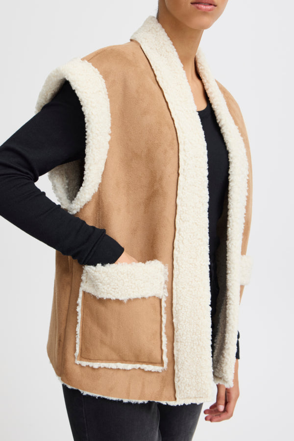 IHGIZORA Gilet in Tiger's Eye