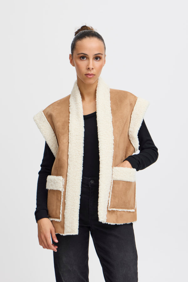 IHGIZORA Gilet in Tiger's Eye