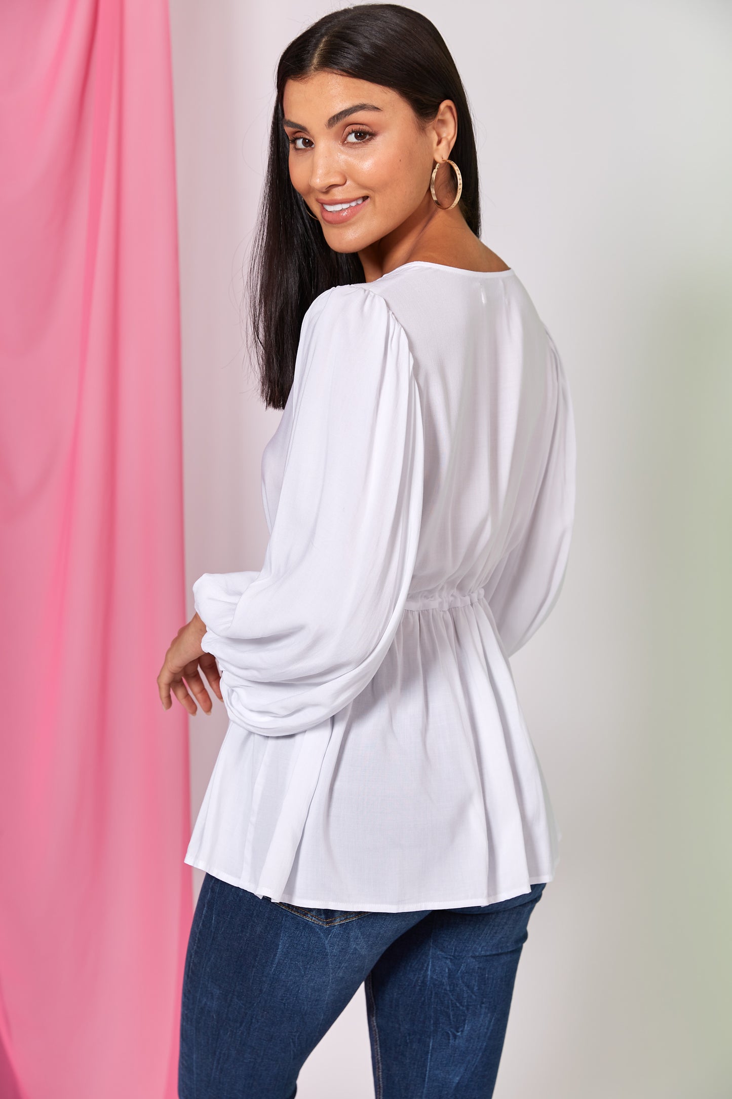 Esprit Tie Top in Blanc