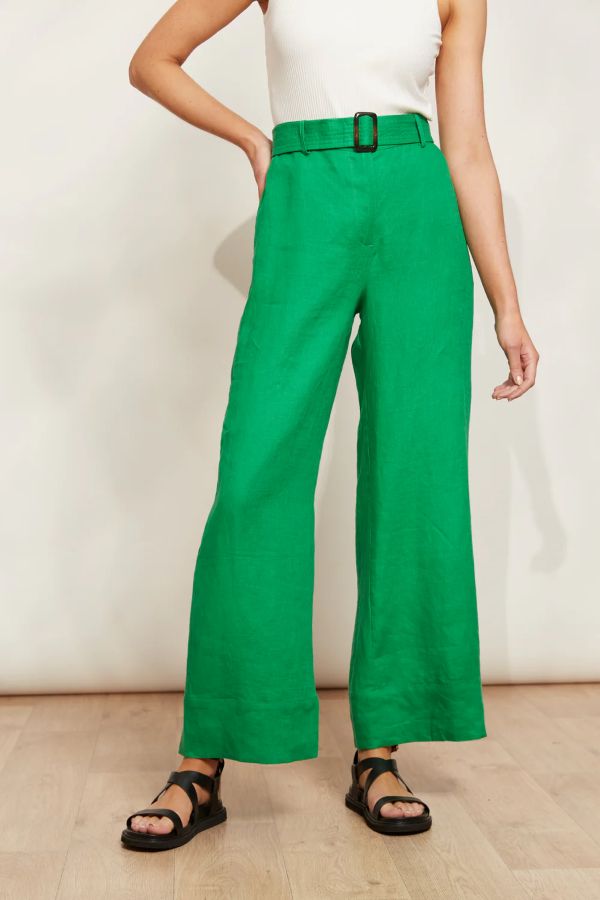 Halcyon Trousers in Emerald Green