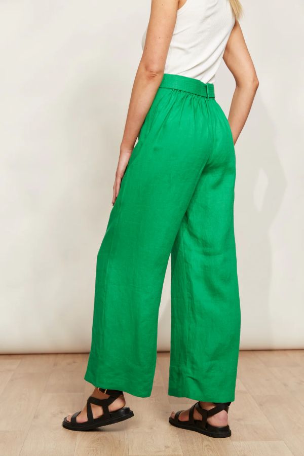 Halcyon Trousers in Emerald Green