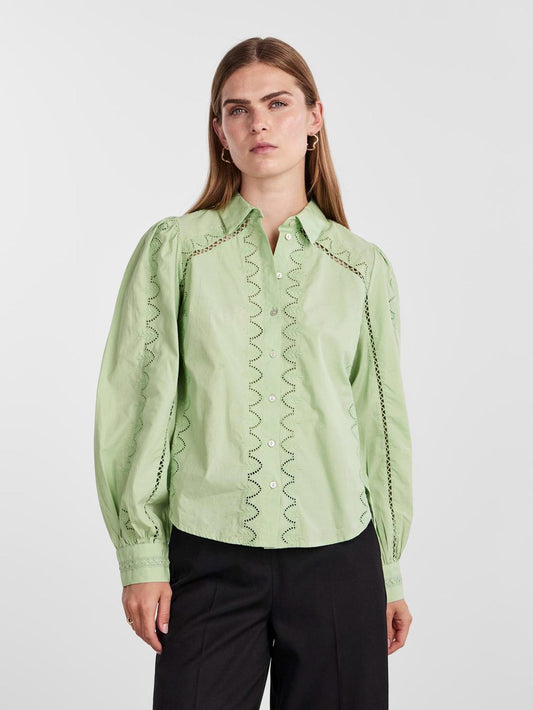 YASKENORA Shirt in Mint Green