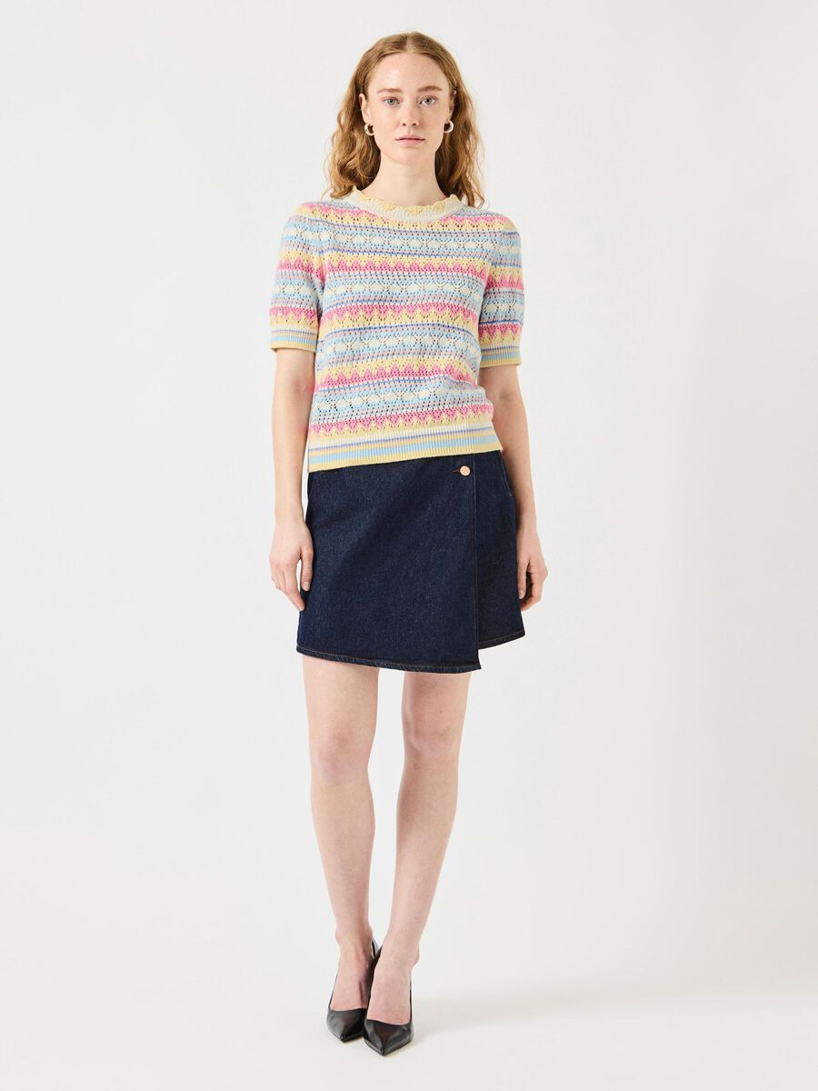 YASMULTA SS KNIT TOP S.