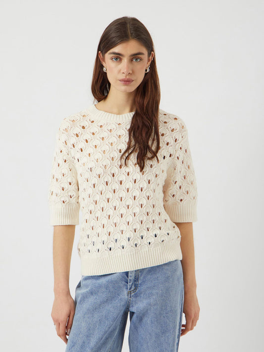 YASMANSA Pullover in Star White