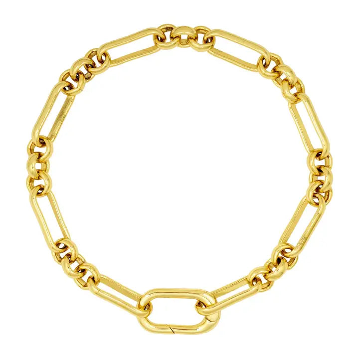 Gold Piaf Chain Bracelet