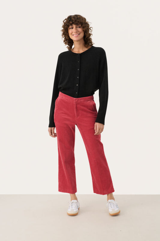 Mishas Cord Trousers in Slate Rose