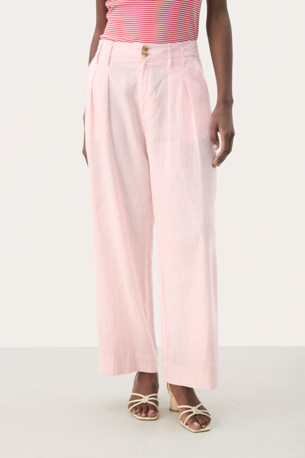 Nanati Trousers in Lotus Pink