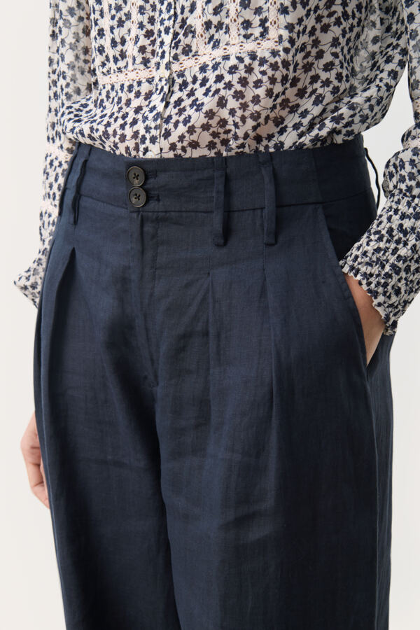 Nanati Trousers in After Midnight Blue