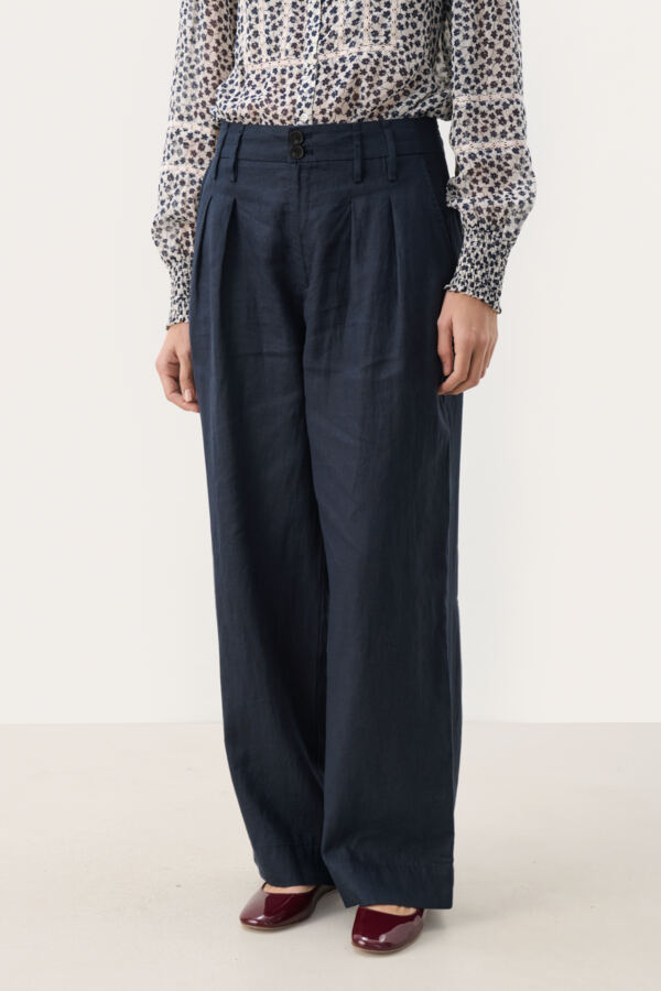 Nanati Trousers in After Midnight Blue