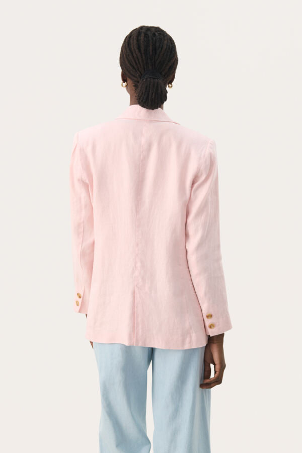 Nyan Blazer Jacket in Lotus Pink