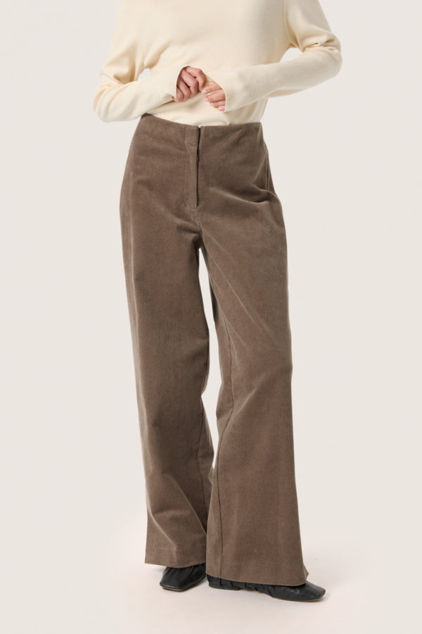 SLHelle Trousers in Morel Brown