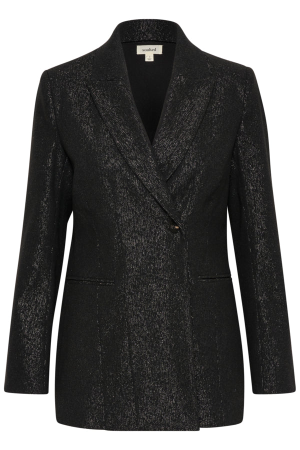 SLCahlina Corinne Fitted Blazer in Gun Metal