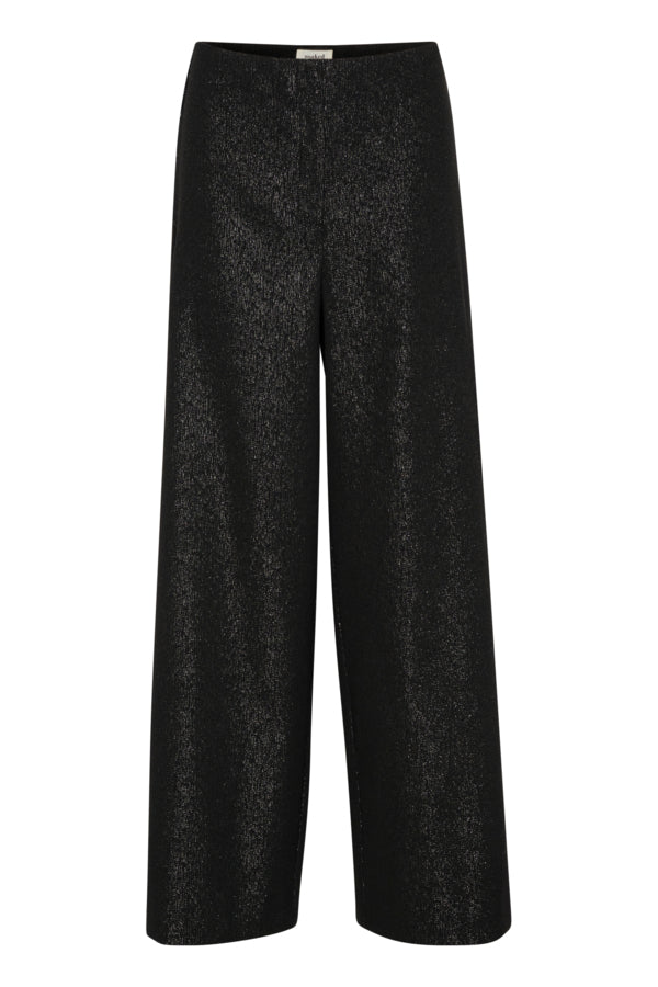 SLCahlina Corinne Wide Leg Trousers in Gun Metal