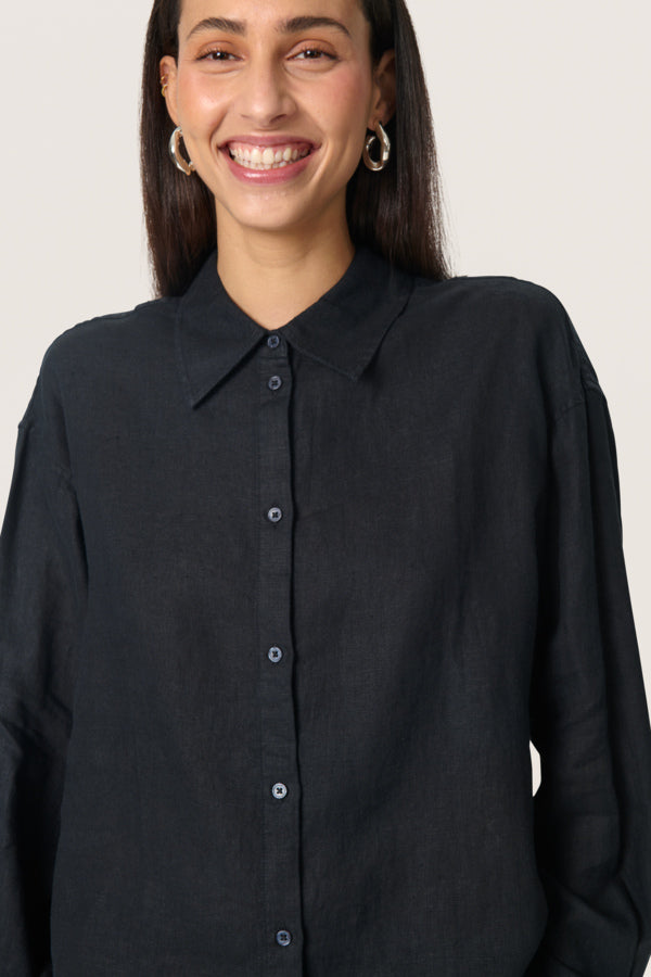 SLCelian Long Sleeved Shirt in Black