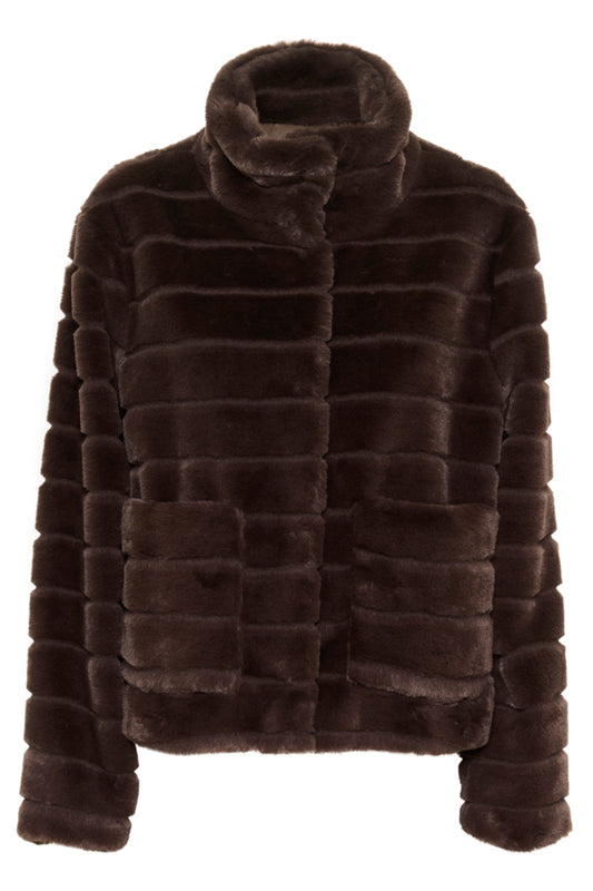 LeonieSZ Jacket in Chocolate Brown