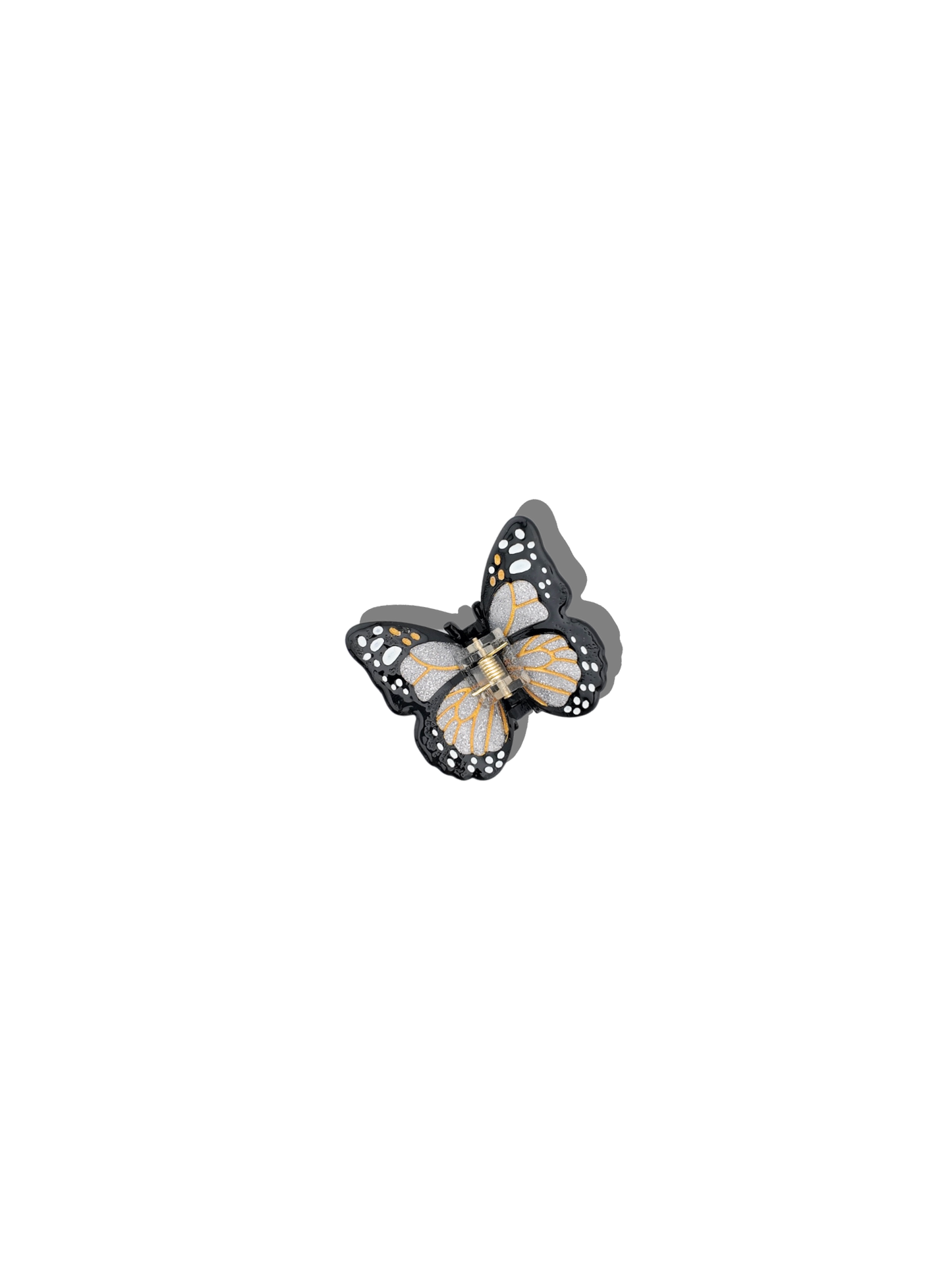 Hand-painted Mini Monarch Claw Hair Clip | Eco-Friendly