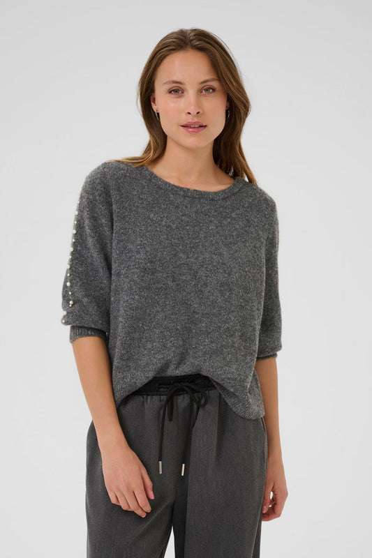 KAbetty Pullover in Grey Melange
