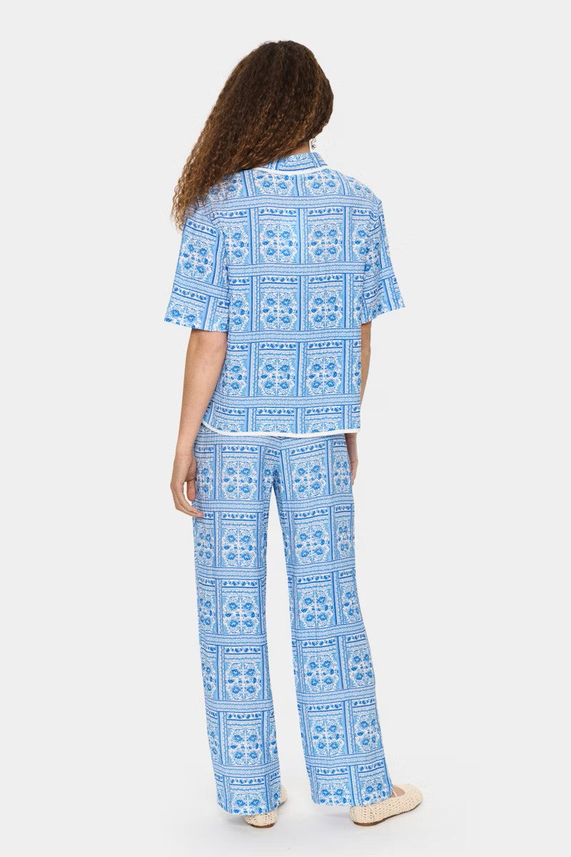Kaisa Shirt with Campanula Paisley Squares