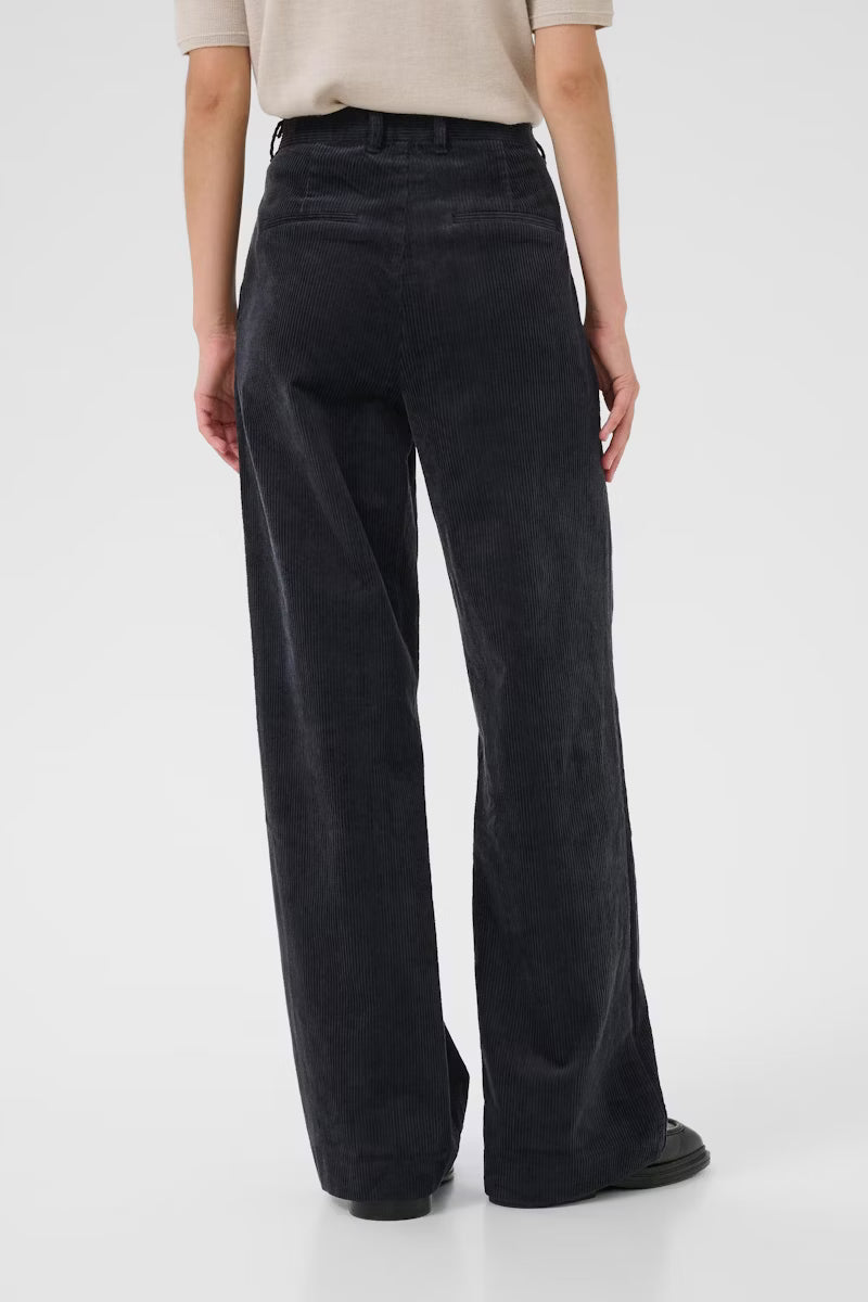ClarissiPW Wide Leg Pants in Dark Navy