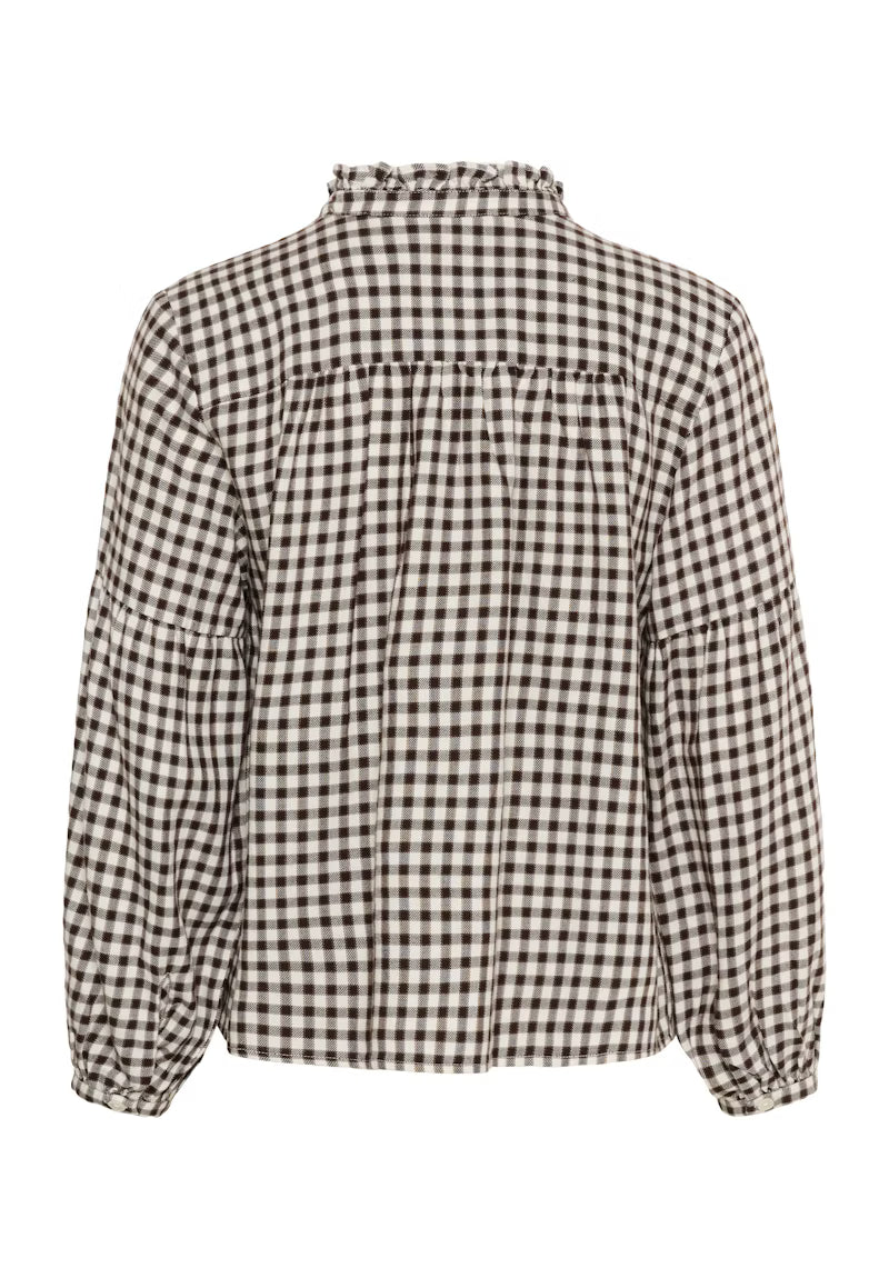 SamillaPW Shirt in Black and White Gingham