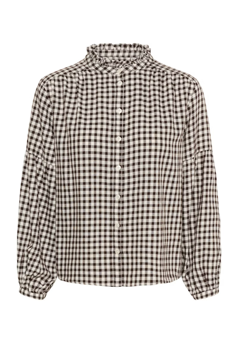 SamillaPW Shirt in Black and White Gingham