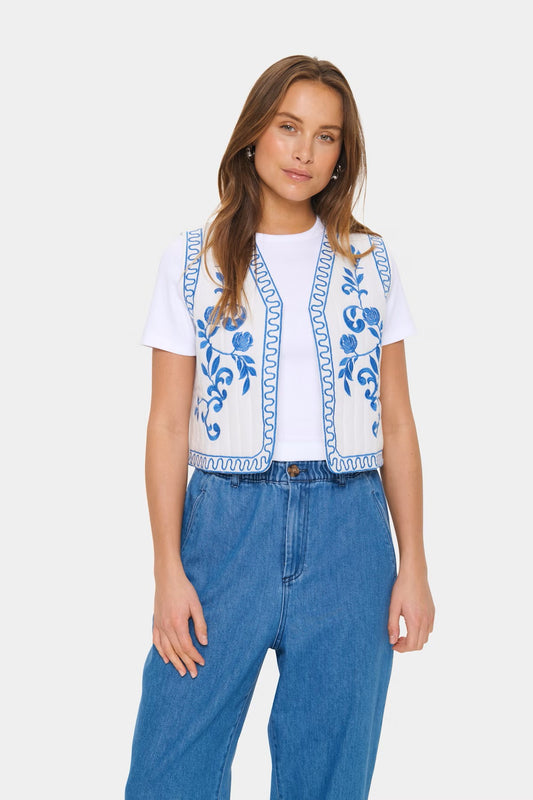 Kilda Vest in Blue Ice