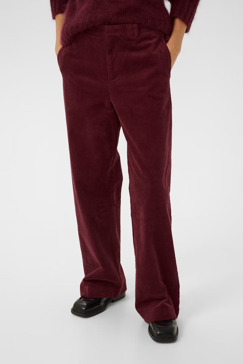 ClarissiPW Wide Leg Pants in Claret