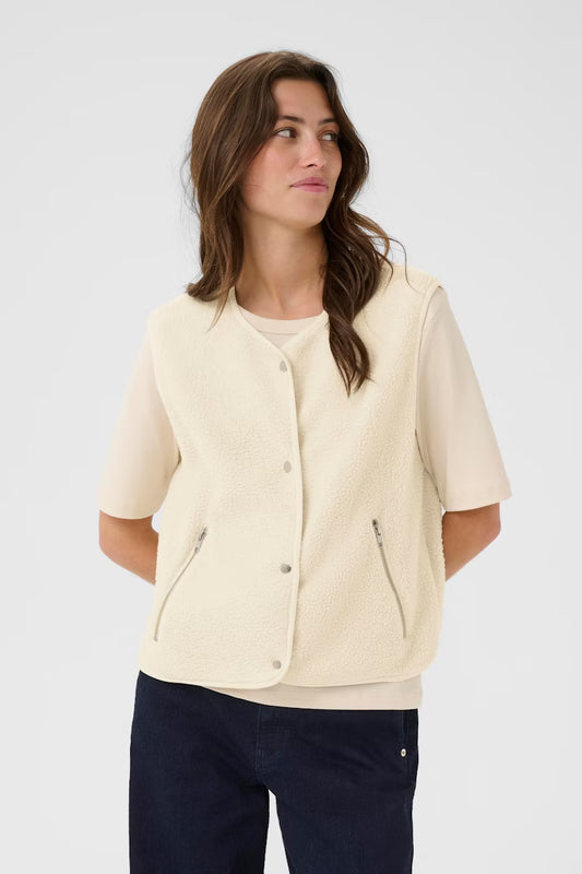 SignyPW Waistcoat in Oatmeal