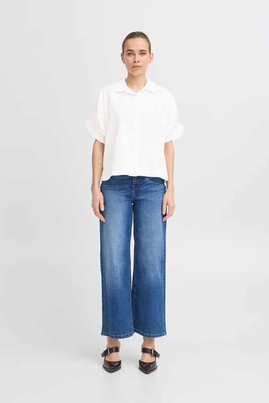 IHSAMI Shirt in Cloud Dancer