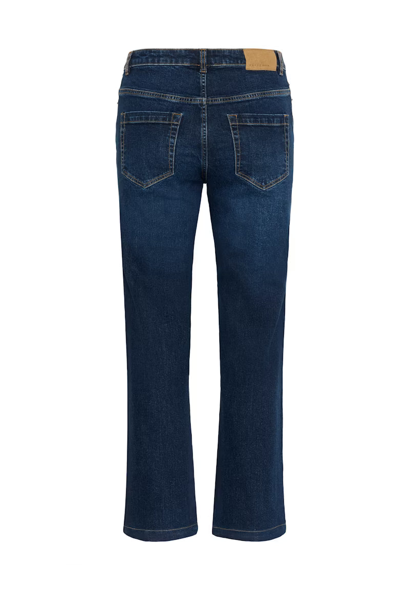 KAmaris Straight Leg Jeans in Dark Blue
