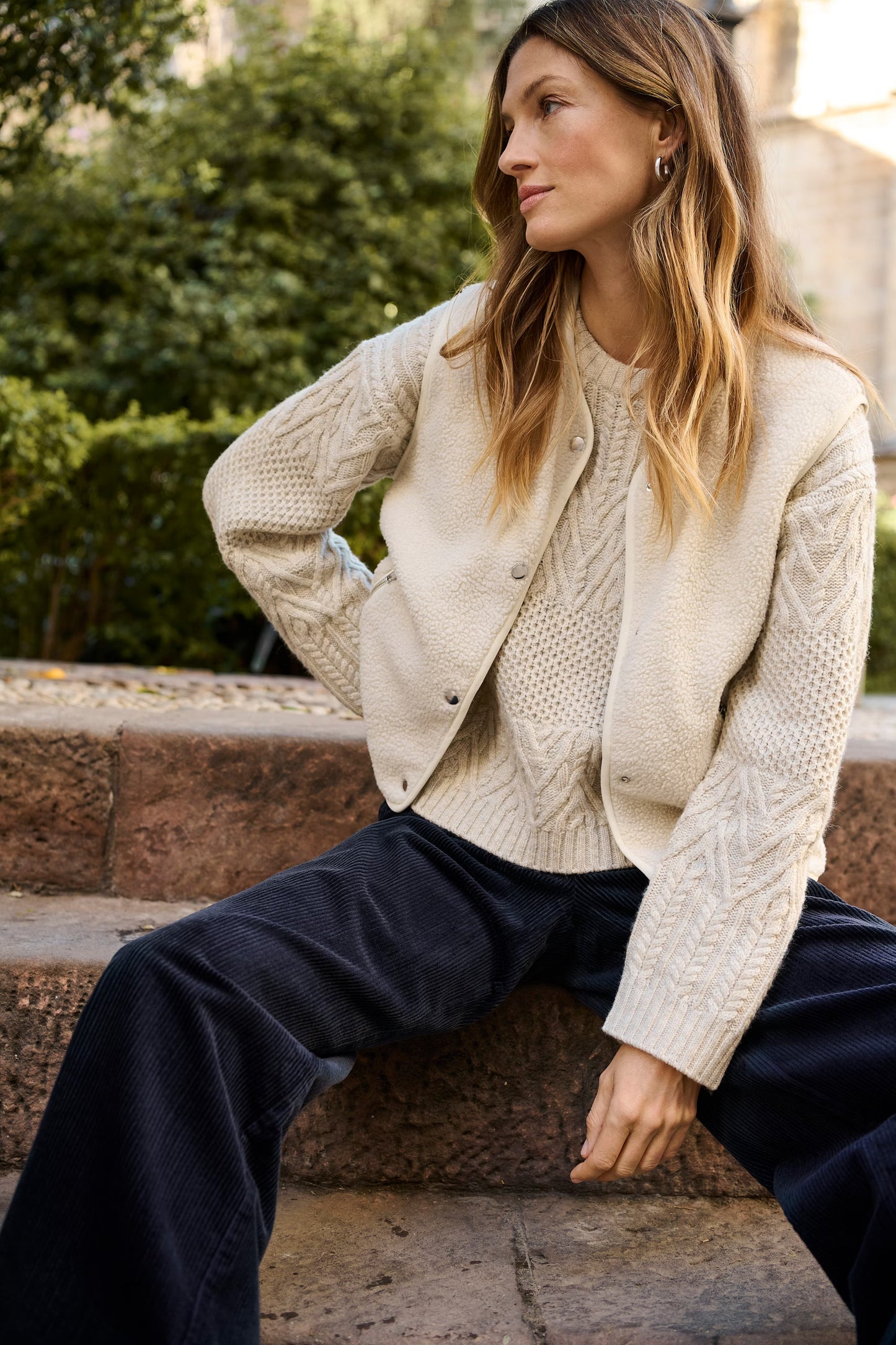 SignyPW Waistcoat in Oatmeal