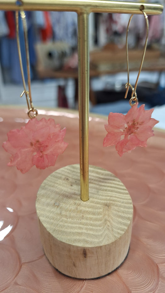 Pink Blossom Earrings