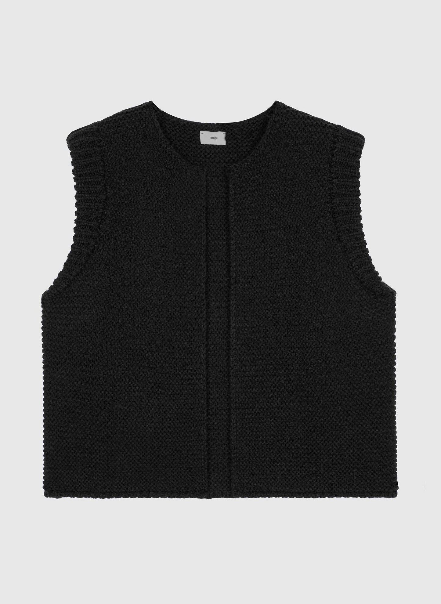 Legringou Sleeveless Cardigan in Black