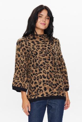 NULIO Highneck Jumper in Tiger's Eye