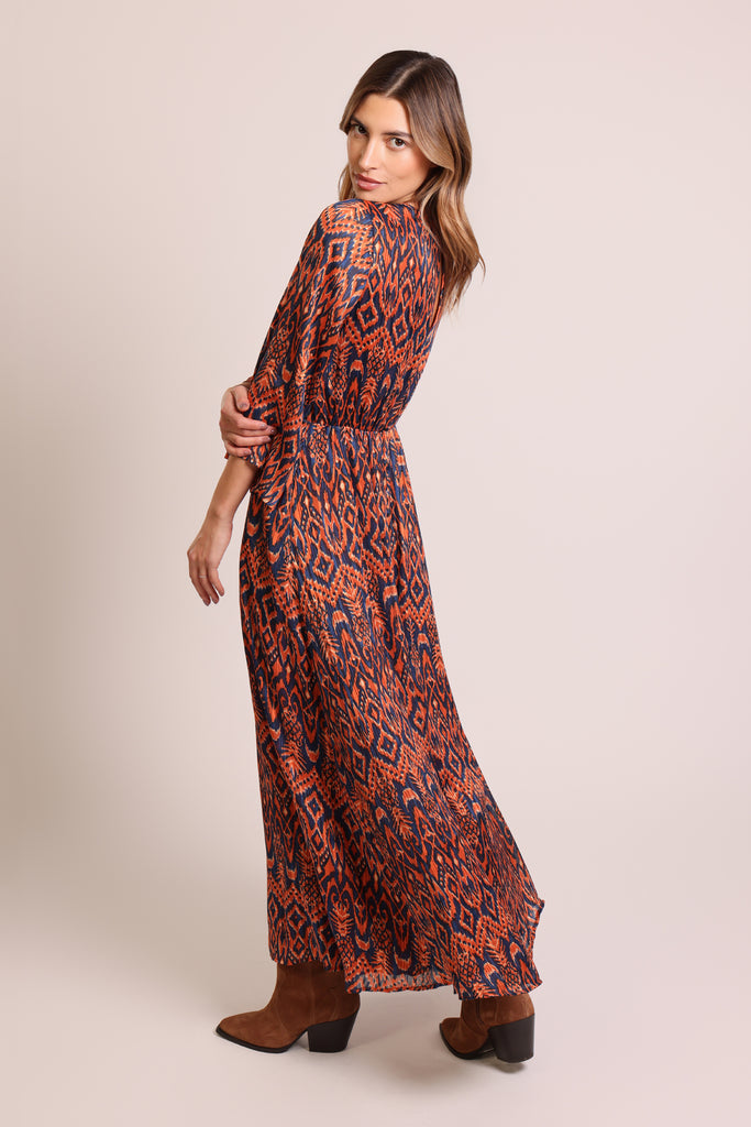 Millie Dress in Rust