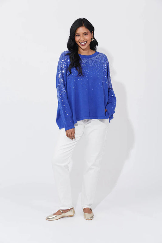 Cancun Jumper in Cobalt