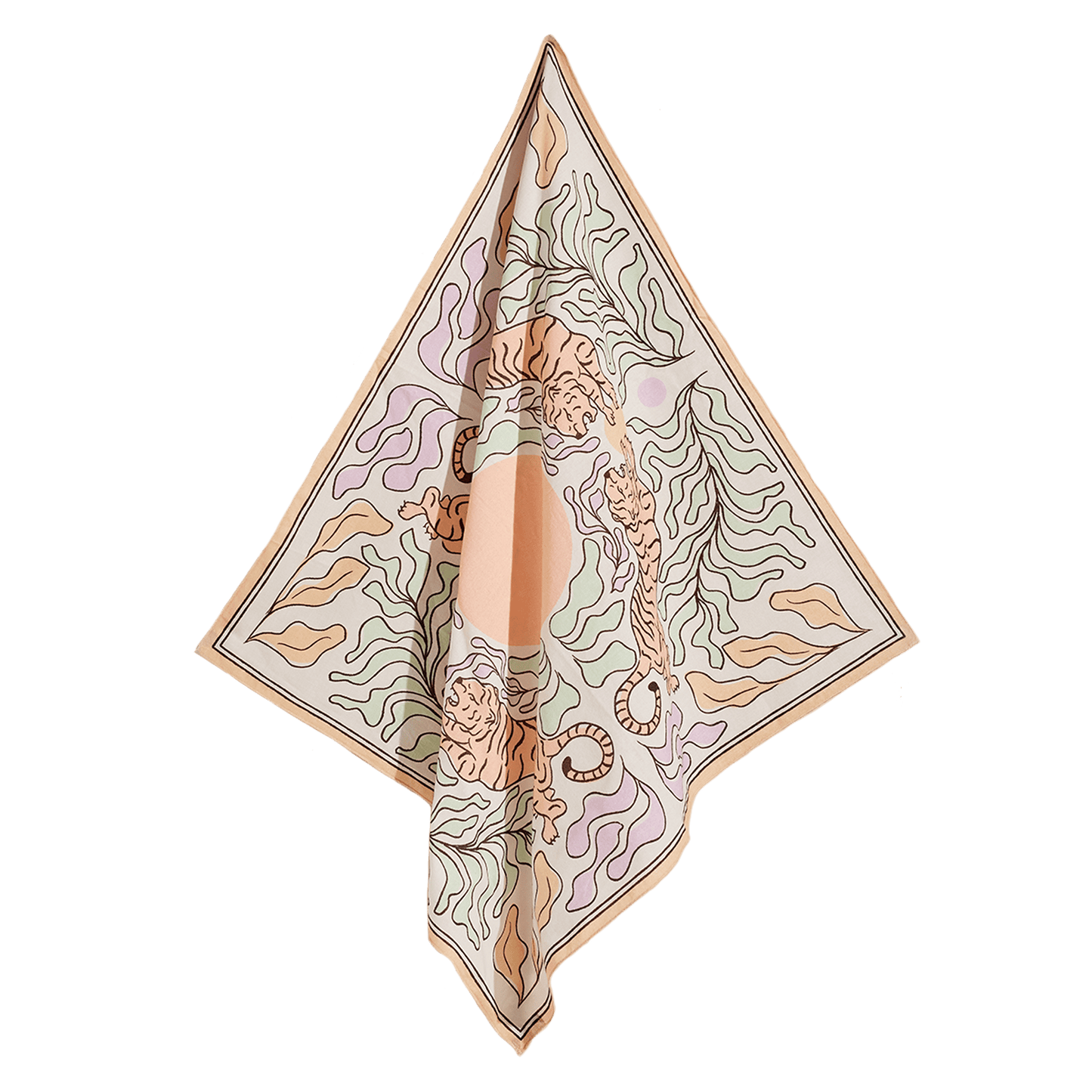 The Tigress Square Scarf