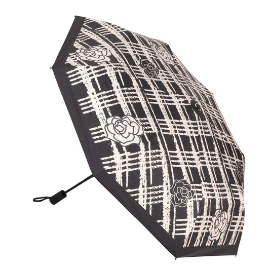 Umbrella in Rose on Checks