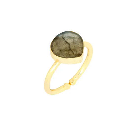 Lily Ring Labradorite