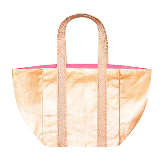 Sheeny Gold Beach Bag