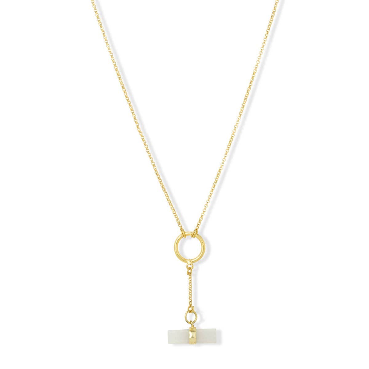 Greta White Chaldecony Necklace