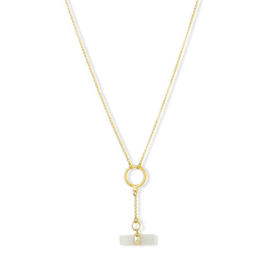 Greta White Chaldecony Necklace